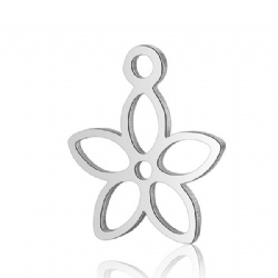 Stainless steel pendant charms 11.5 X 8.4mm