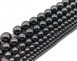 Hematite round beads 16 inch per string
