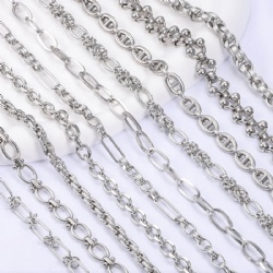 Multi-style Stainless steel Jewellery Chain for DIY jewellery bracelet Nacklace chain