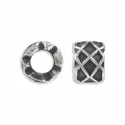 Stainless steel large hole beads