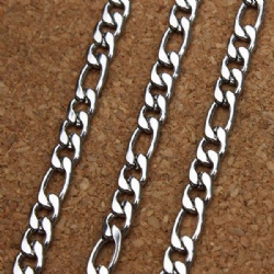 Stainless Steel Figaro Chain