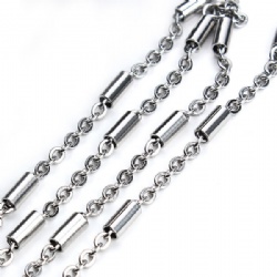 Stainless steel cable chain with tube