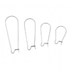 Stainless Steel Kidney shape Earwires